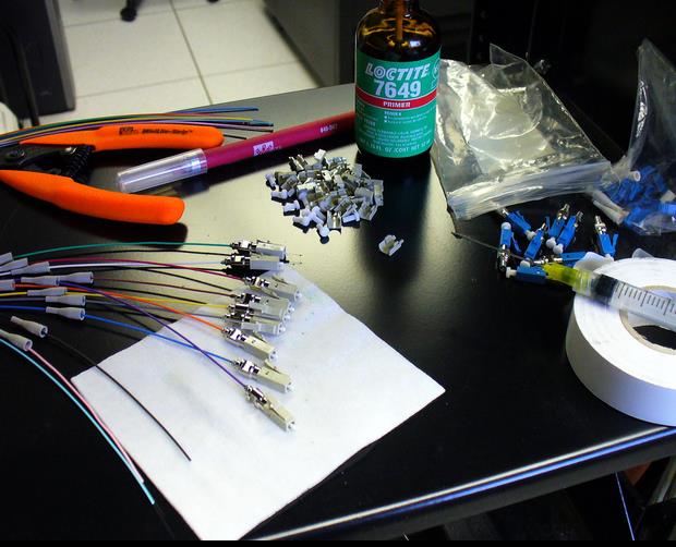 Terminating fiber optic cable tools